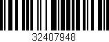 Código de barras (EAN, GTIN, SKU, ISBN): '32407948'