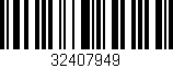 Código de barras (EAN, GTIN, SKU, ISBN): '32407949'