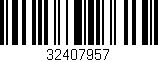 Código de barras (EAN, GTIN, SKU, ISBN): '32407957'