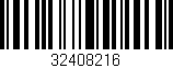 Código de barras (EAN, GTIN, SKU, ISBN): '32408216'