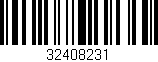 Código de barras (EAN, GTIN, SKU, ISBN): '32408231'