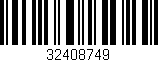 Código de barras (EAN, GTIN, SKU, ISBN): '32408749'