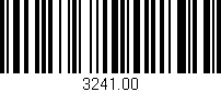 Código de barras (EAN, GTIN, SKU, ISBN): '3241.00'