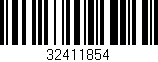 Código de barras (EAN, GTIN, SKU, ISBN): '32411854'