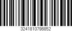 Código de barras (EAN, GTIN, SKU, ISBN): '3241810796852'