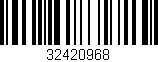 Código de barras (EAN, GTIN, SKU, ISBN): '32420968'