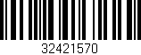 Código de barras (EAN, GTIN, SKU, ISBN): '32421570'