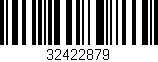 Código de barras (EAN, GTIN, SKU, ISBN): '32422879'