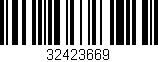 Código de barras (EAN, GTIN, SKU, ISBN): '32423669'