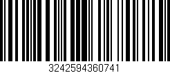 Código de barras (EAN, GTIN, SKU, ISBN): '3242594360741'