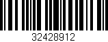 Código de barras (EAN, GTIN, SKU, ISBN): '32428912'