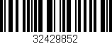 Código de barras (EAN, GTIN, SKU, ISBN): '32429852'
