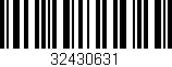 Código de barras (EAN, GTIN, SKU, ISBN): '32430631'