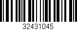 Código de barras (EAN, GTIN, SKU, ISBN): '32431045'