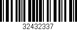 Código de barras (EAN, GTIN, SKU, ISBN): '32432337'