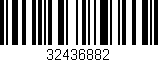 Código de barras (EAN, GTIN, SKU, ISBN): '32436882'