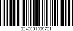Código de barras (EAN, GTIN, SKU, ISBN): '3243801989731'