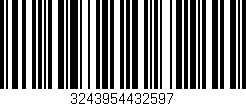 Código de barras (EAN, GTIN, SKU, ISBN): '3243954432597'