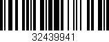 Código de barras (EAN, GTIN, SKU, ISBN): '32439941'