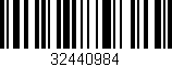 Código de barras (EAN, GTIN, SKU, ISBN): '32440984'