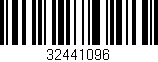 Código de barras (EAN, GTIN, SKU, ISBN): '32441096'