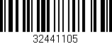 Código de barras (EAN, GTIN, SKU, ISBN): '32441105'