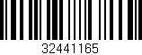 Código de barras (EAN, GTIN, SKU, ISBN): '32441165'