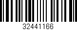 Código de barras (EAN, GTIN, SKU, ISBN): '32441166'