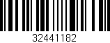 Código de barras (EAN, GTIN, SKU, ISBN): '32441182'