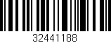 Código de barras (EAN, GTIN, SKU, ISBN): '32441188'