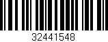 Código de barras (EAN, GTIN, SKU, ISBN): '32441548'