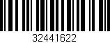 Código de barras (EAN, GTIN, SKU, ISBN): '32441622'