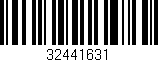 Código de barras (EAN, GTIN, SKU, ISBN): '32441631'