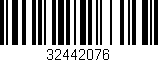 Código de barras (EAN, GTIN, SKU, ISBN): '32442076'