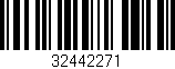 Código de barras (EAN, GTIN, SKU, ISBN): '32442271'