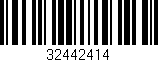 Código de barras (EAN, GTIN, SKU, ISBN): '32442414'