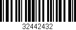 Código de barras (EAN, GTIN, SKU, ISBN): '32442432'