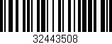 Código de barras (EAN, GTIN, SKU, ISBN): '32443508'
