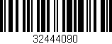 Código de barras (EAN, GTIN, SKU, ISBN): '32444090'
