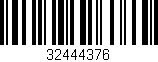 Código de barras (EAN, GTIN, SKU, ISBN): '32444376'