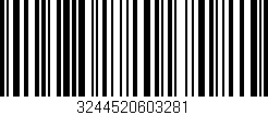 Código de barras (EAN, GTIN, SKU, ISBN): '3244520603281'