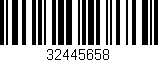 Código de barras (EAN, GTIN, SKU, ISBN): '32445658'