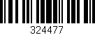 Código de barras (EAN, GTIN, SKU, ISBN): '324477'