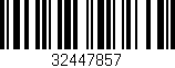 Código de barras (EAN, GTIN, SKU, ISBN): '32447857'