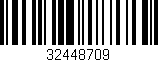 Código de barras (EAN, GTIN, SKU, ISBN): '32448709'