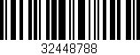 Código de barras (EAN, GTIN, SKU, ISBN): '32448788'