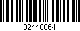 Código de barras (EAN, GTIN, SKU, ISBN): '32448864'