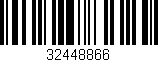 Código de barras (EAN, GTIN, SKU, ISBN): '32448866'