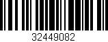 Código de barras (EAN, GTIN, SKU, ISBN): '32449082'
