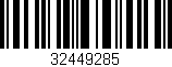 Código de barras (EAN, GTIN, SKU, ISBN): '32449285'